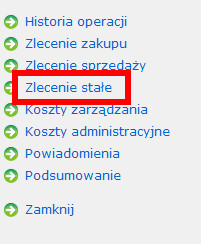 Zlecenie stałe