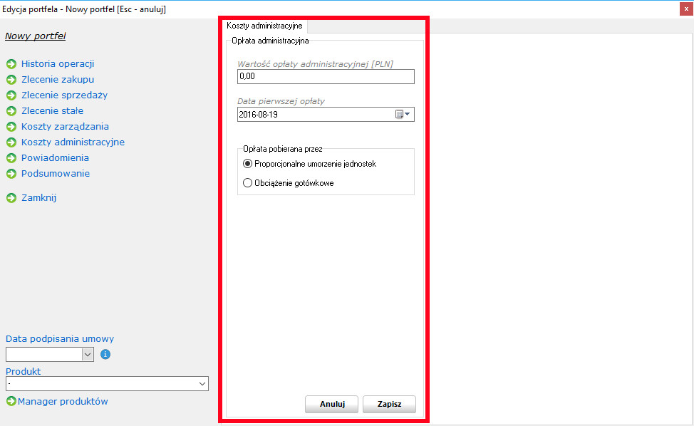 Opłata administracyjna